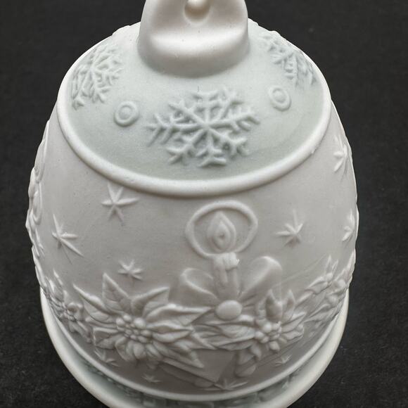 LLadro Christmas Holiday ornament 1992 Bell signature year - Picture 3 of 9